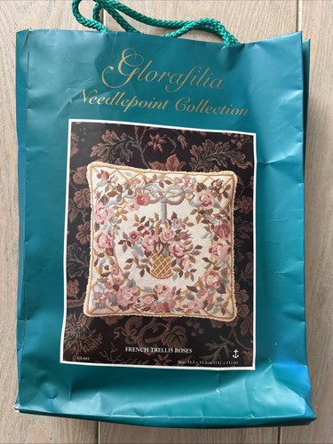 Glorafilia needlepoint cushion - glorafilia,