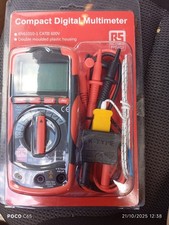 RS PRO RS14 Handheld Digital Multimeter, 10A ac Max, 10A dc Max, 600V ac Max