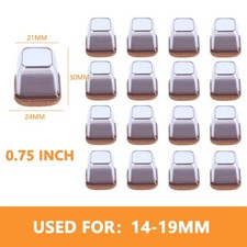 Upgraded Silicone Chair Leg Floor Protectors Caps Covers Felt for Hardwood UK