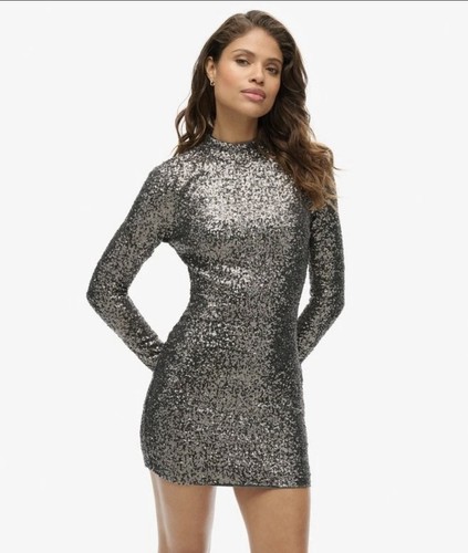 Superdry sequinned mock - sequinned,
