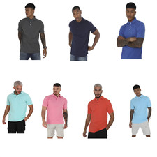 Mens Brave Soul Plain Polo