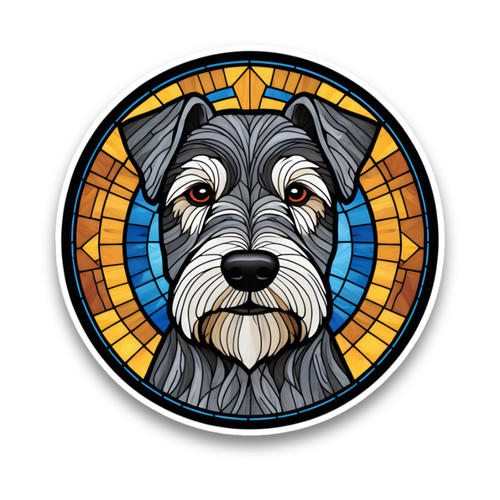 Cute schnauzer dog puppy faux - cute,