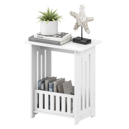 Bedside table white drawer - bedside,