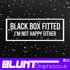 Black Box Fitted VINYL CAR STICKER FUNNY DECAL NOVELTY JDM WINDOW BUMPER NEW FUN