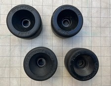 Vintage Rare BLACK Second Generation Kryptonics Skateboard Wheels 70mm Black