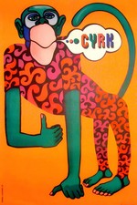 Cyrk monkey circus - circus, polish