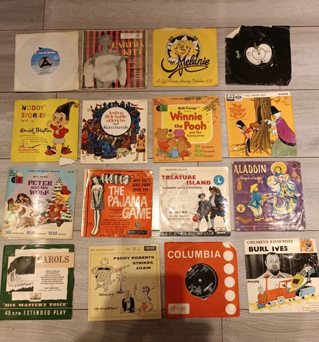Vinyl record and singles - 55,