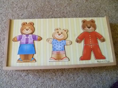 Melissa doug wooden bear - doug,