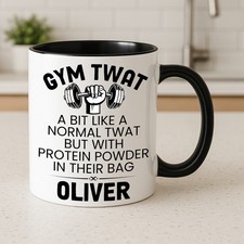Personalised Gym Mug Funny