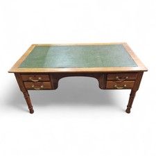 Antique kneehole writing desk - antique,