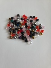 Glass Rondelle Beads Mixed