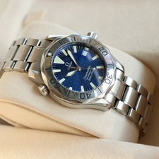 OMEGA Seamaster Blue Men Watch 300 Diver James Bond Professional ORIGINAL BOXES