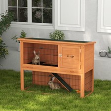 PawHut Rabbit Hutch, Guinea