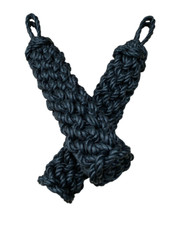 Rope Side Fender Narrowboat Canal Boat Barge Large 16" x 3.5" Pack Of 2 Black