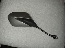 Motorcycle Motor bike Quad Mirror - O/S - Colour Coded Grey - E Marked - 10mm 