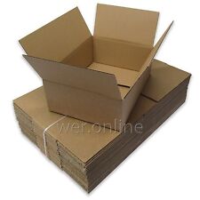 A4 Postal Packaging Cardboard Boxes 12 x 9 x 4" Single Wall Mailing Cartons