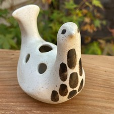 Charming Bird Studio Pottery Ceramic Incense Stick Holder Reed Diffuser Figurine