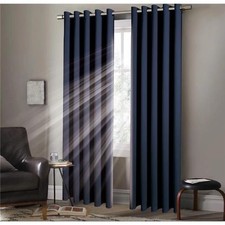 Navy Blue EYELET Ring Top