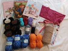 Craft Knitting Crochet Wool Bundle Job Lot