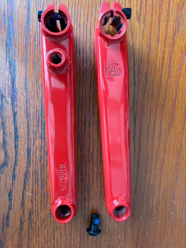 Bikes red ridge cranks - red, v-ridge
