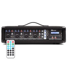 Power Dynamics PDM-C405A 4 Channel Bluetooth Mixer Amplifier 800W PA DJ