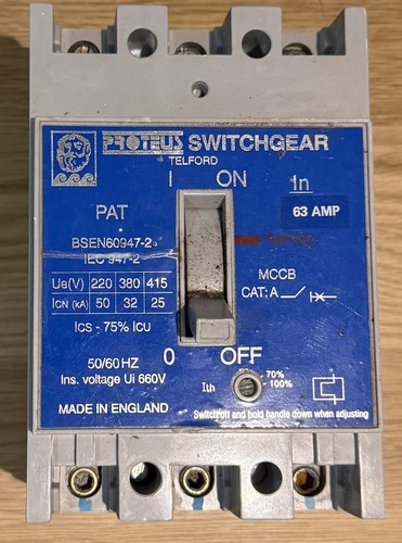 Proteus pat 63a 25ka - 63a,