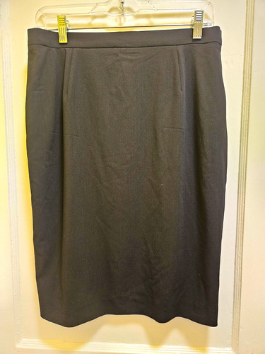 Escada black wool pencil - escada,