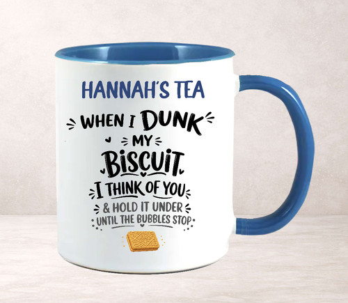 Personalised funny tea biscuit - funny,