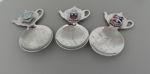Silver tone tea - tea, caddy