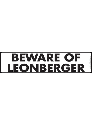 Beware leonberger exterior - beware,