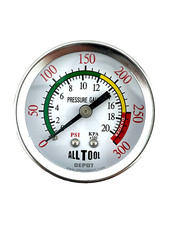 Air Pressure Gauge 2" Dial