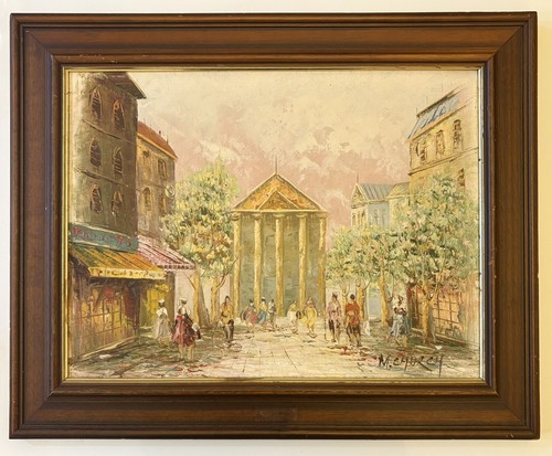 Vintage original oil painting - vintage,