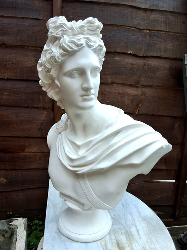 Large vintage plaster apollo - large,