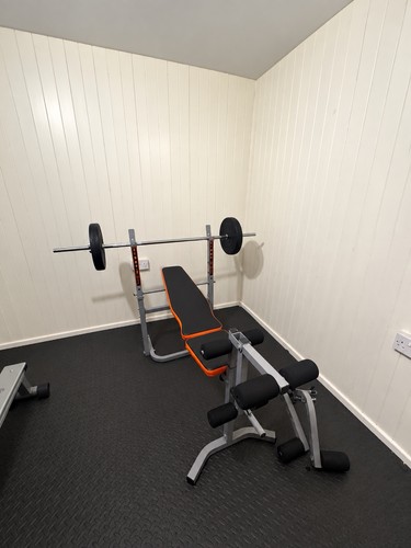 Home weight bench and weights - weight,