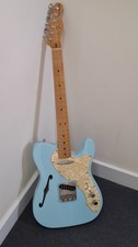2002 Fender Telecaster Thinline  '69 Classic Series Reissue MX in Daphne Blue.