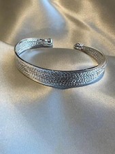 Silver Adjustable Bangle