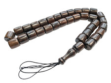 Ebony wood prayer beads - wood,
