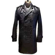 Men's Black Real Leather