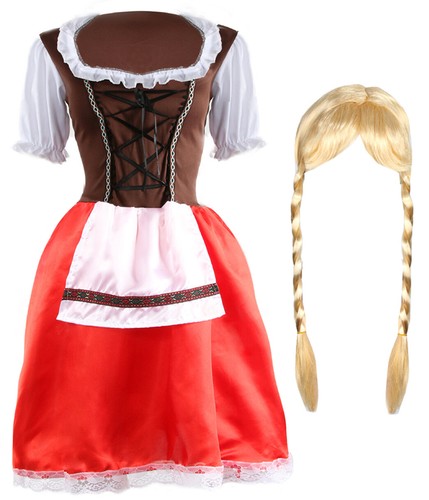 Bavarian beer girl costume and - girl,
