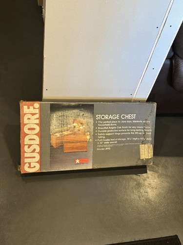 Vintage gusdorf wooden storage - vintage,