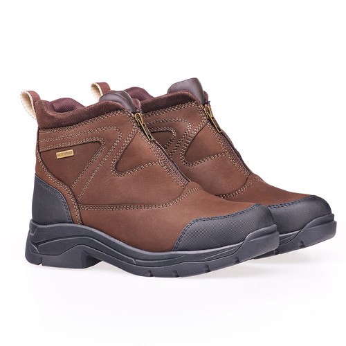Caldene zip yard boot brown - yard,