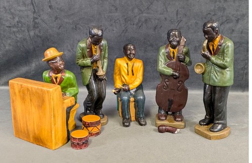 Jazz band figurines set - band, x5