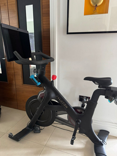 Peloton upright exercise bike - peloton,