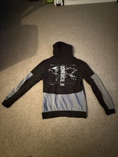 Hoodrich Men's Hoodie Size M Black White And Grey