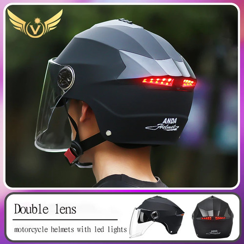 Rechargeable motorcycle helmet - motorcycle,