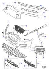Jaguar Genuine Valance Panel