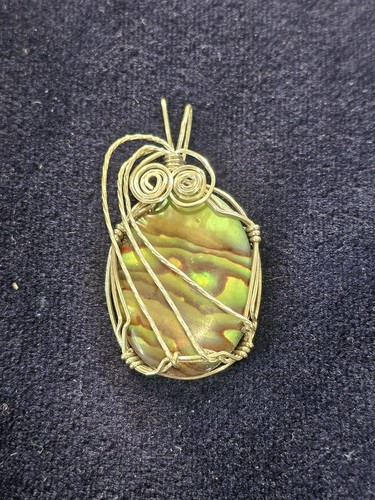 Vintage artisan made abalone - vintage,