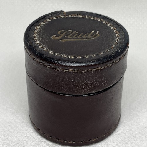 Antique brown leather stitched - brown,