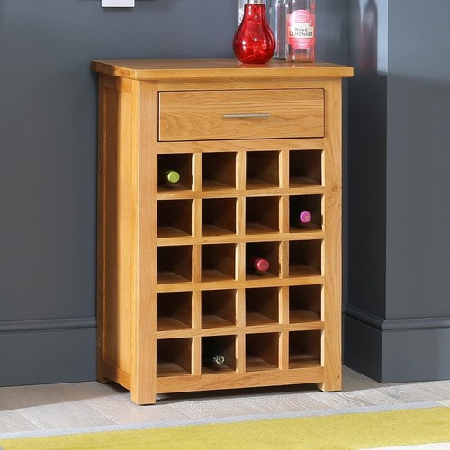 Solid oak wine rack - solid,