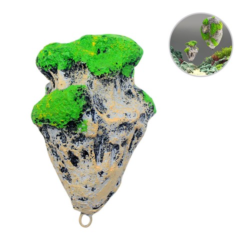 Simulated pumice fish - fish, tank